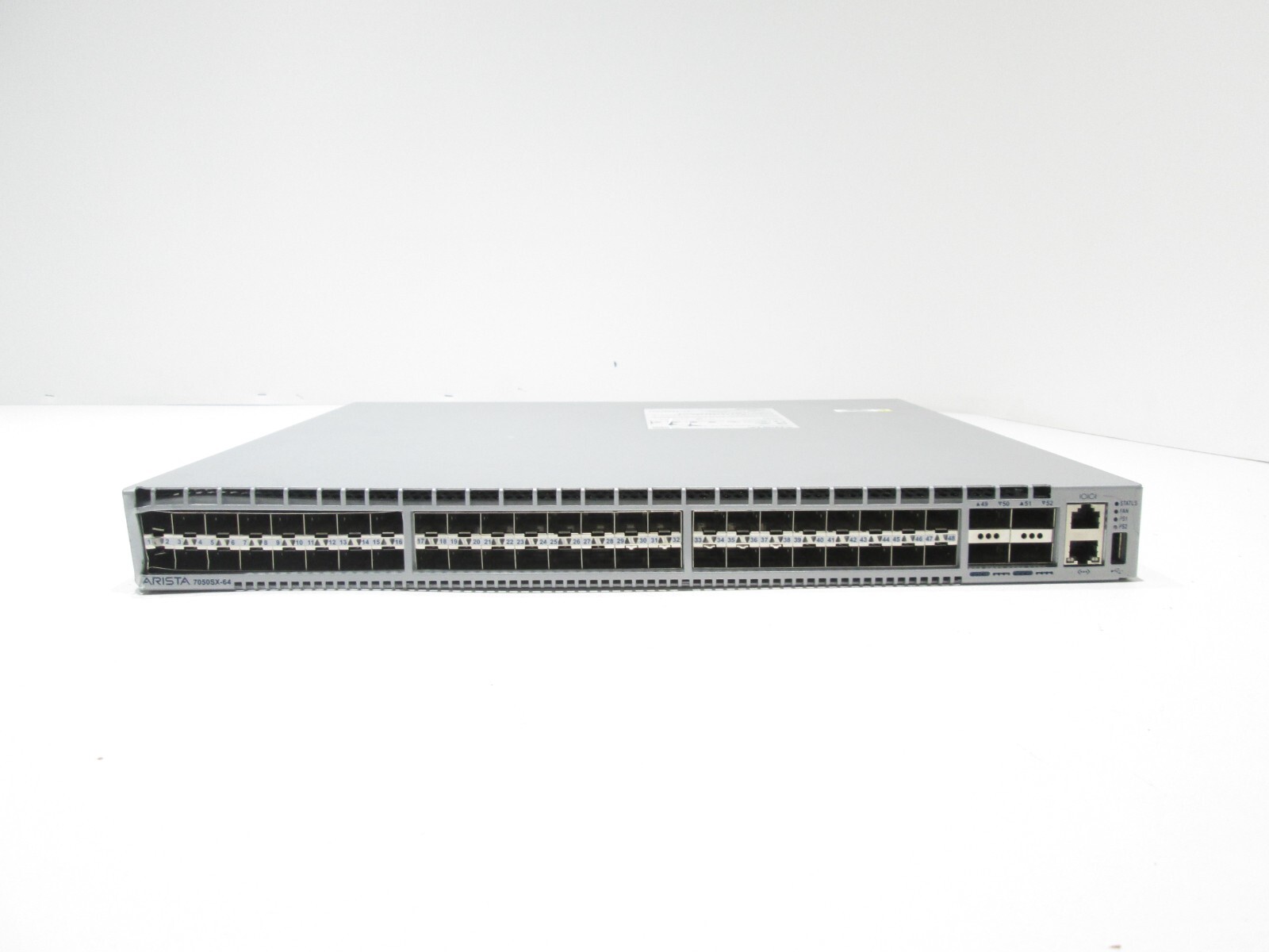 AS-IS Arista DCS-7050SX-64 48x 10G SFP+ 4x 40Gb QSFP Switch