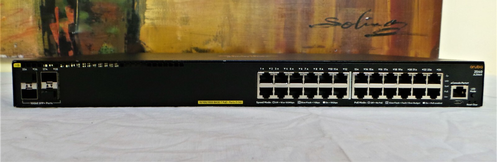 JL356A HPE Aruba 2540 24G PoE+ Ports (1-24)