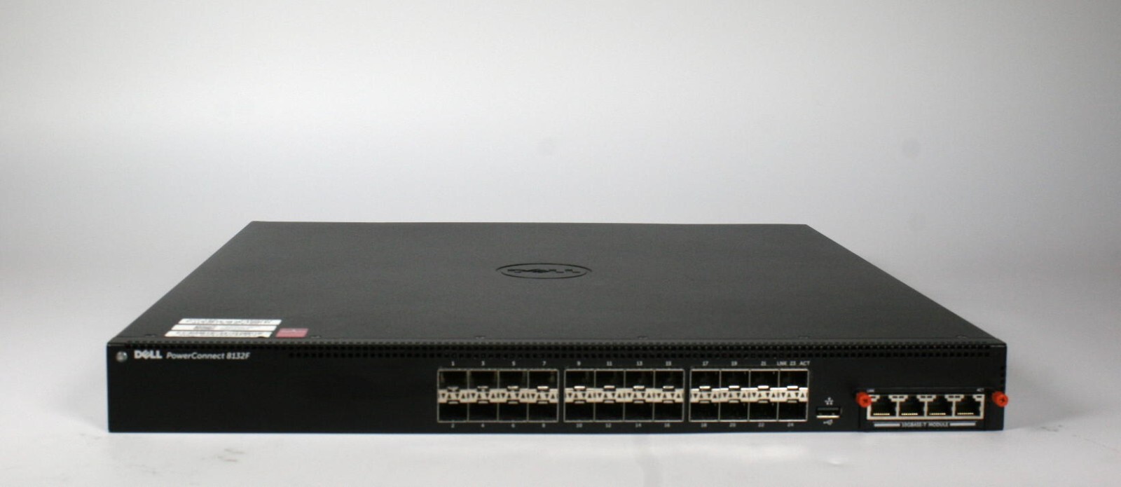 Dell Networking 8132F 24 port 10GbE SFP+ Ethernet switch 1xPSU 4x 10G RJ45 ports