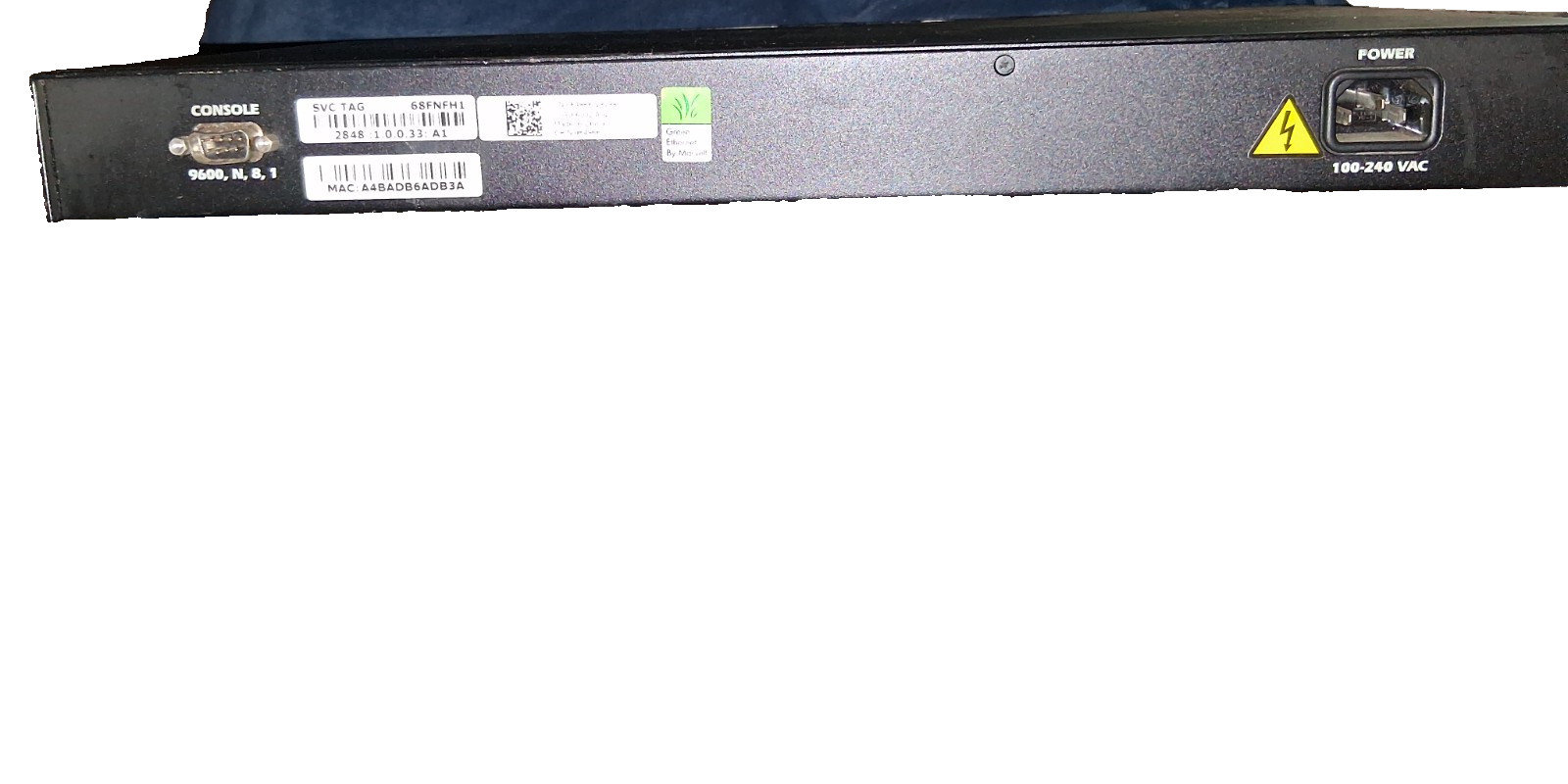 Dell PowerConnect 2848 48-Port Gigabit Ethernet Switch Managed Rackmount Works