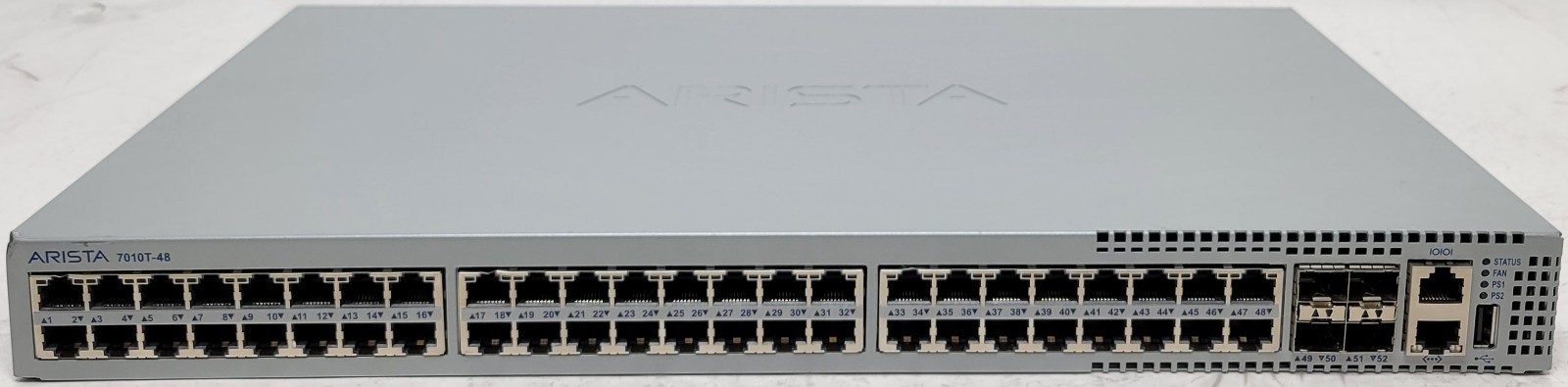 Arista 7010T-48 48x 10/100/1000Base-T RJ-45 ports 4x 10GbE SFP+ DCS-7010T-48-R