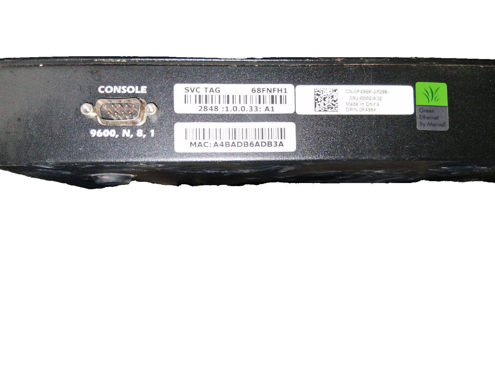 Dell PowerConnect 2848 48-Port Gigabit Ethernet Switch Managed Rackmount Works