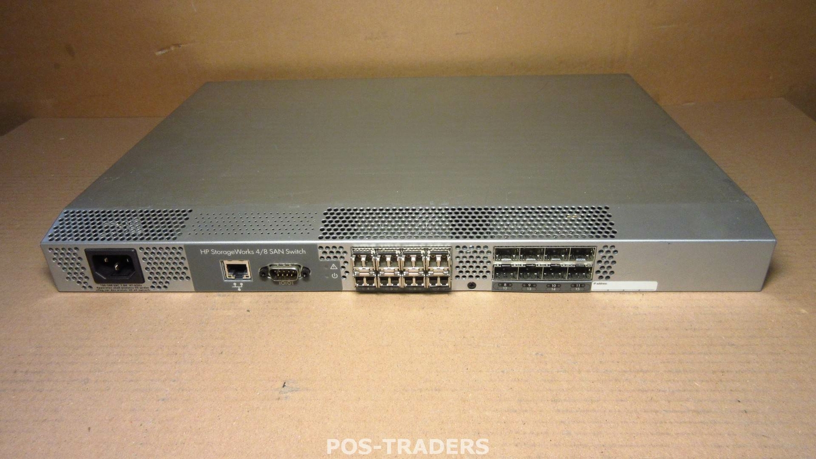 HP A8000A StorageWorks 4/8 Base SAN Switch 4Gb Fibre Ch Full Duplex INCL 8X SFPS