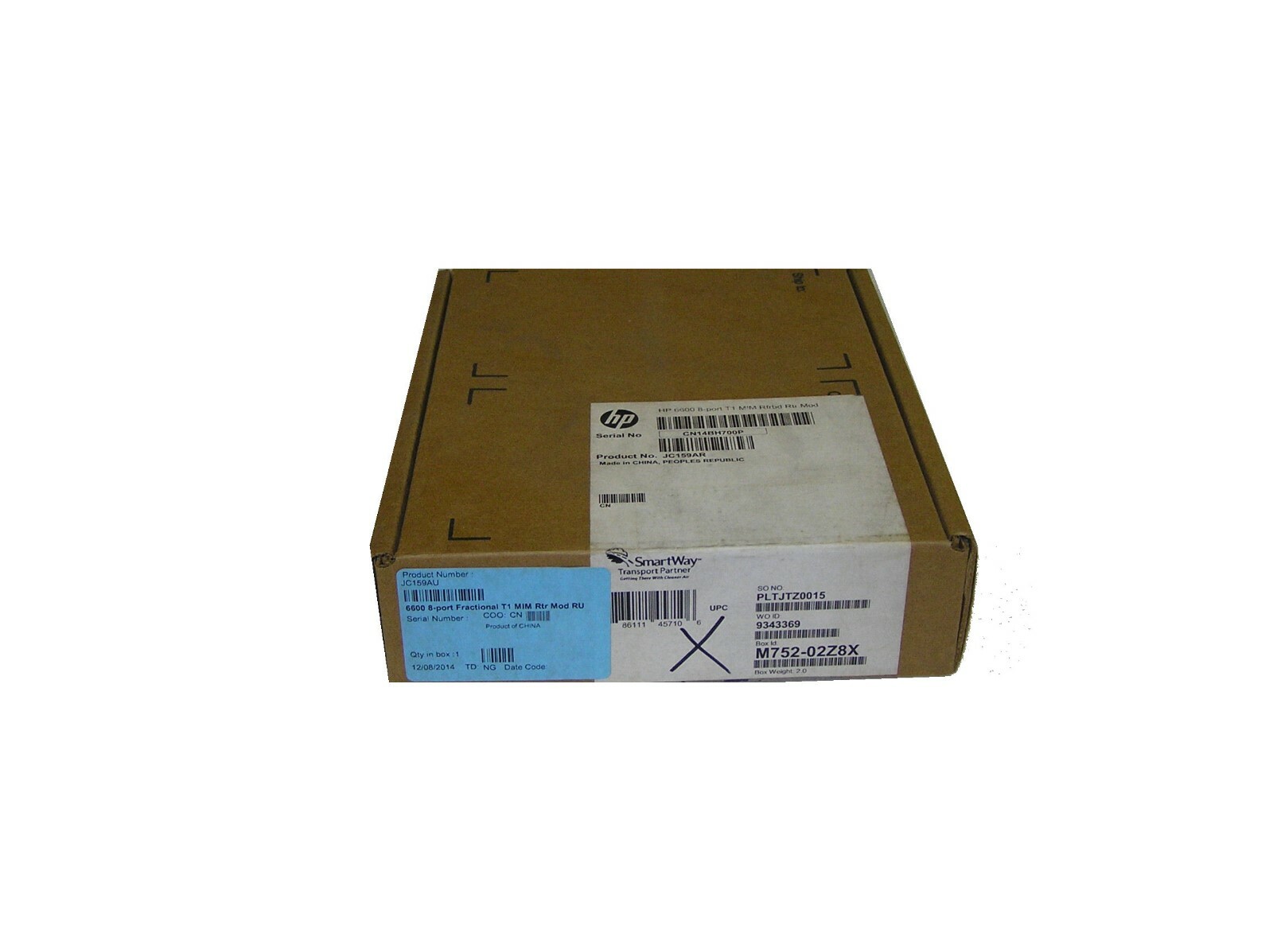 New Genuine HPE 8 Port FT1 MIM A6600 Module JC159A