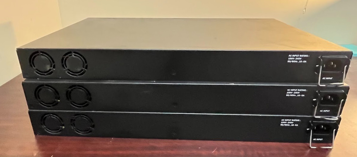 Lot 3 Ruckus ICX7150-24P-2X10G 24-Port PoE+ Managed Switches