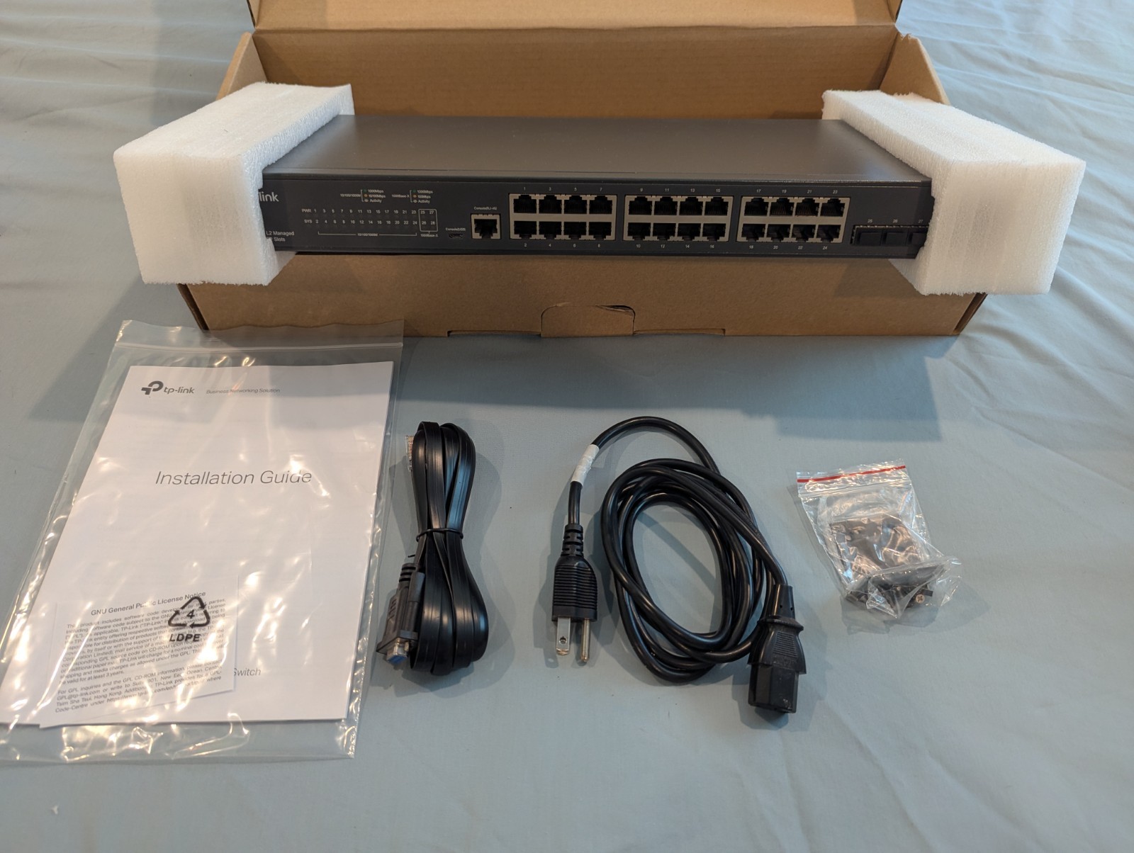 TP-Link TL-SG3428 24 Port Gigabit Switch with 4 SFP Slots