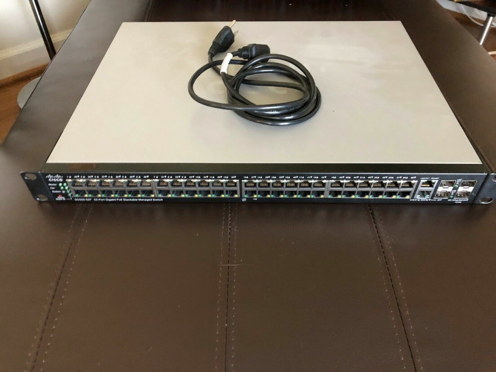 Cisco SG500-52P-K9 48 Port Gigabit Ethernet PoE+ 2xGE/2x5GE SFP SG500 52P