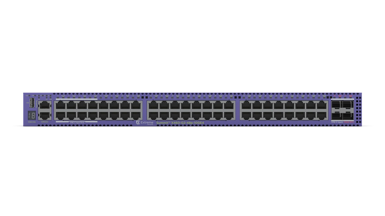 Extreme Networks ExtremeSwitching X460-G2 Series X460-G2-48p10GE4 Switch managed