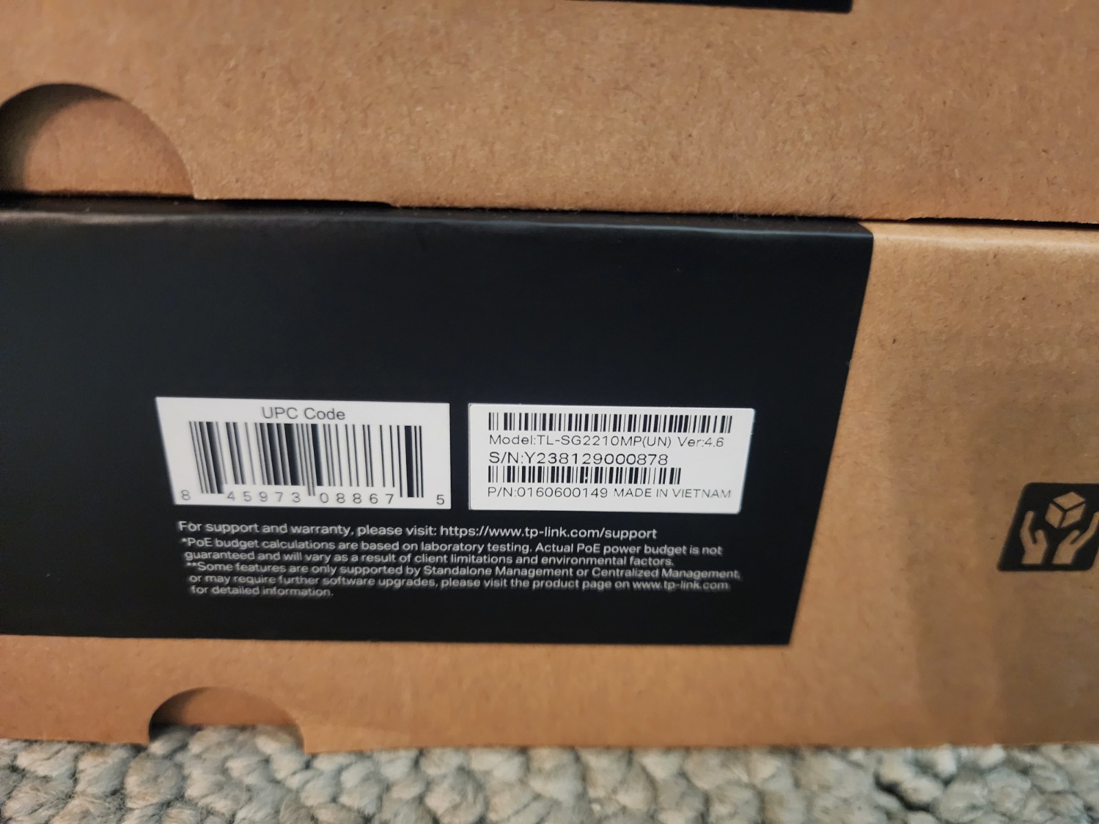 TP-LINK TL-SG2210MP JetStream 10-Port Gigabit Smart Switch with 8-Port PoE+