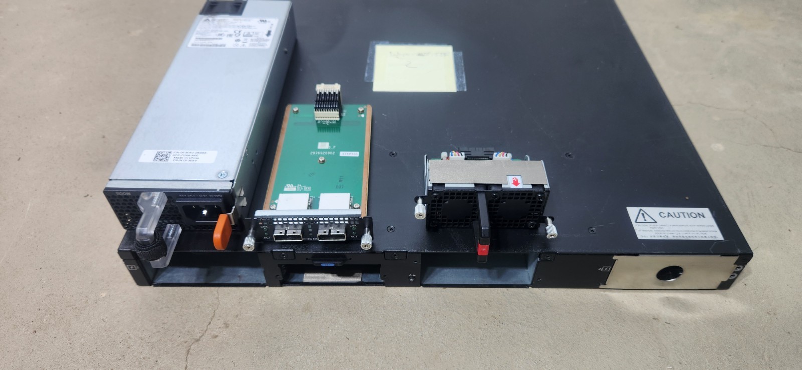 Dell Networking N3132PX-ON 32-Port PoE+ Managed Switch w/ 1100W PSU & Modules