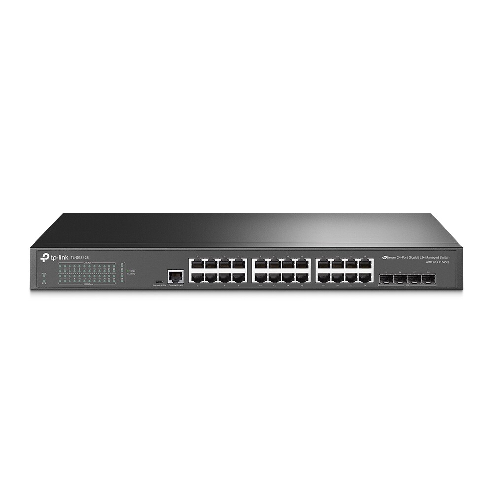 TP-Link SG3428 | 24-Port 1000Mbps Gigabit Ethernet L2+ Managed Switch | 4 SFP