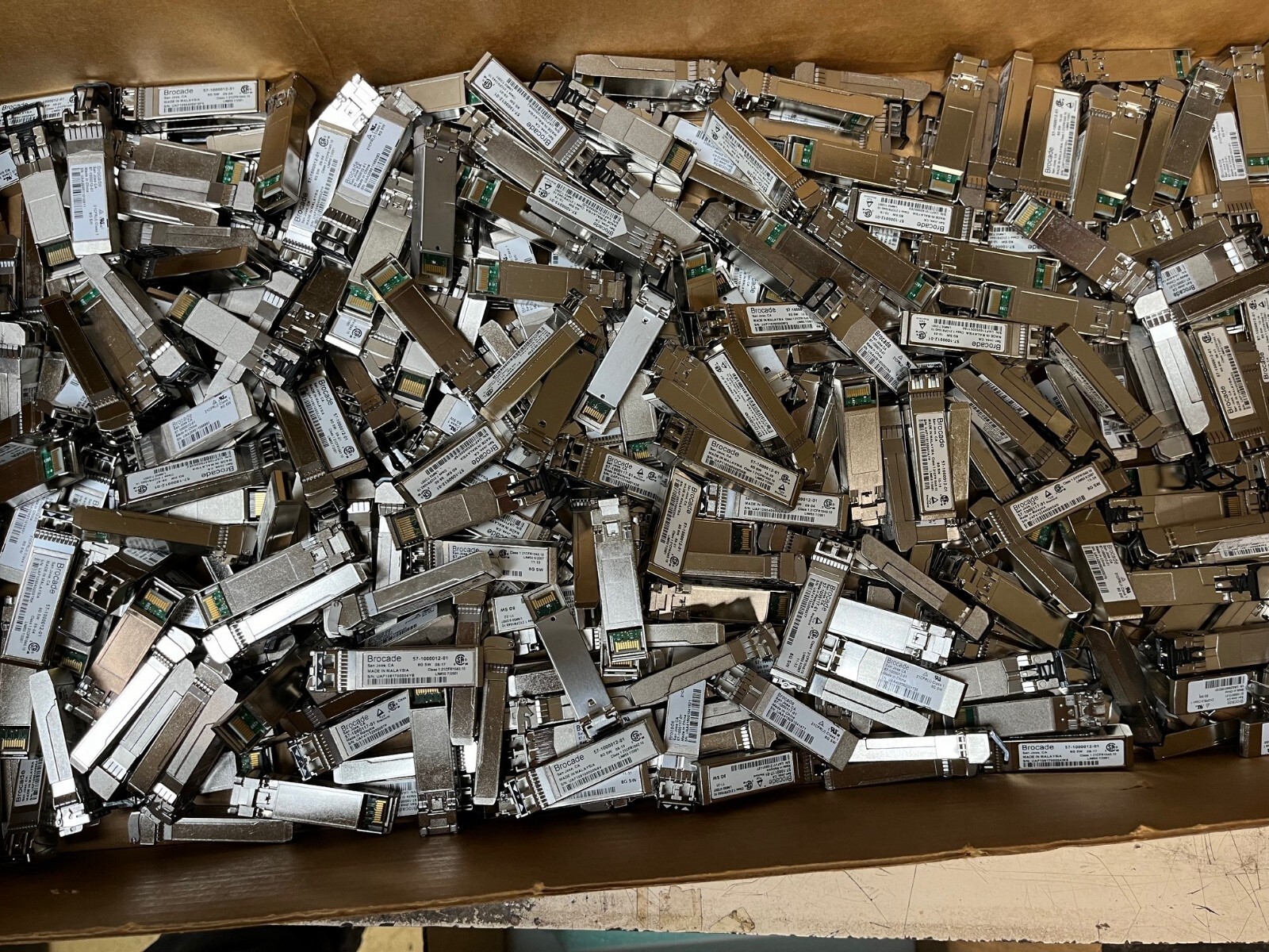 LOT OF 50 BROCADE 57-1000012-01 8GBPS SWL 850NM SFP+OPTICAL TRANSCEIVERS M5-3