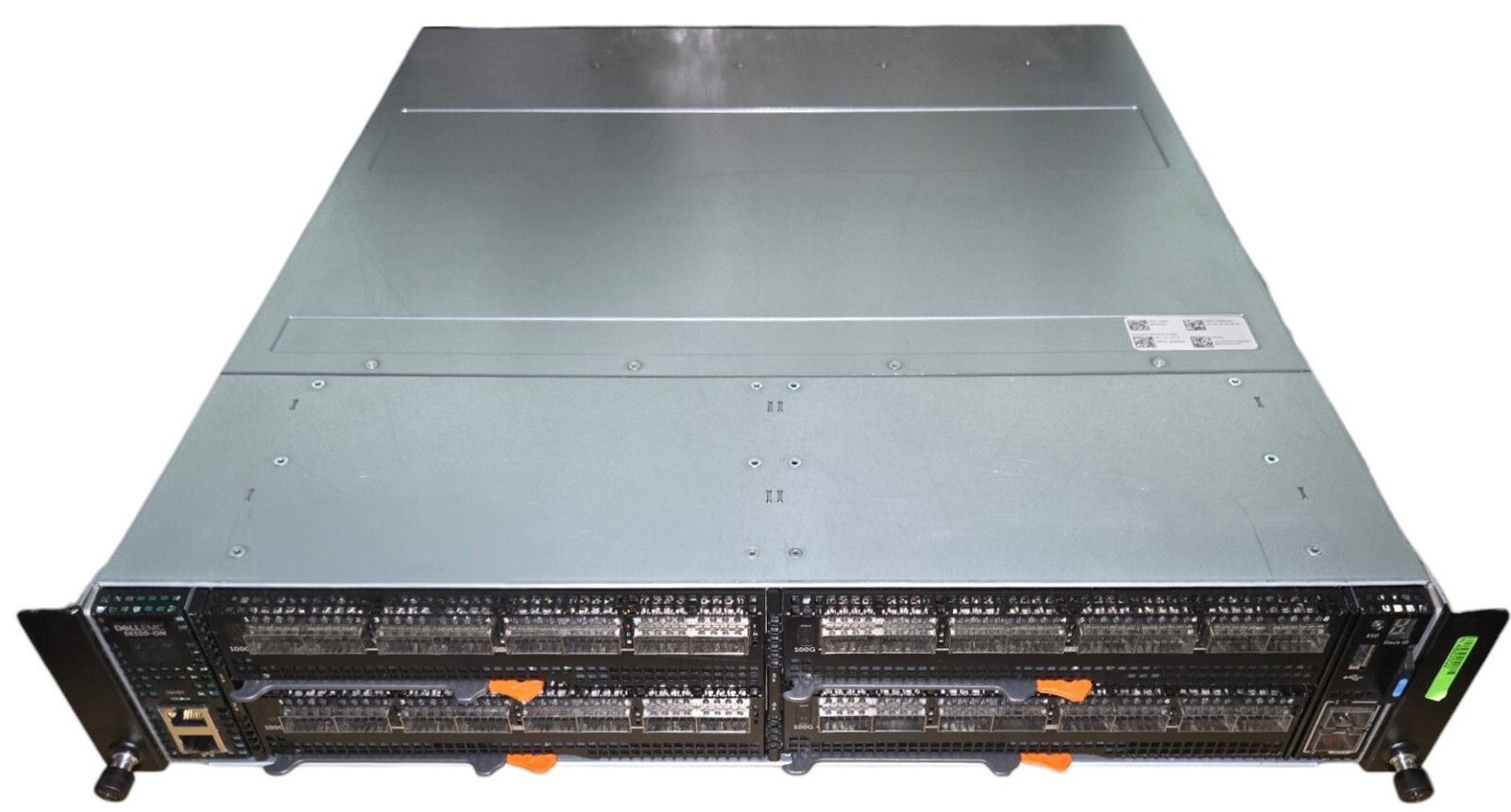 Dell S6100-ON Switch with 4x 8-Port 100GbE Modules J7H53 and Reverse Air