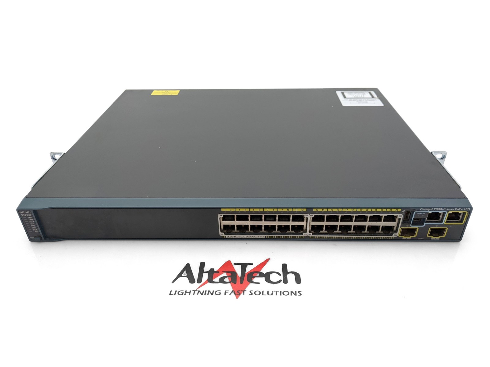 Cisco Catalyst 2960S 24x 1Gbps PoE+ Ethernet Switch WS-C2960S-24PD-L 2x 10G SFP+