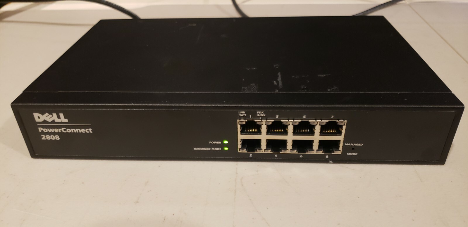 Dell PowerConnect 2808, 8 1GbE Ports, Web Managed