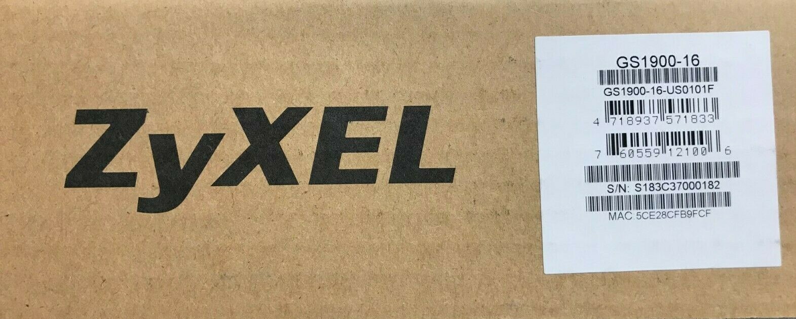 ZyXEL – GS1900-16 Rev 03F – 16-Port GbE Smart Managed Switch Ethernet