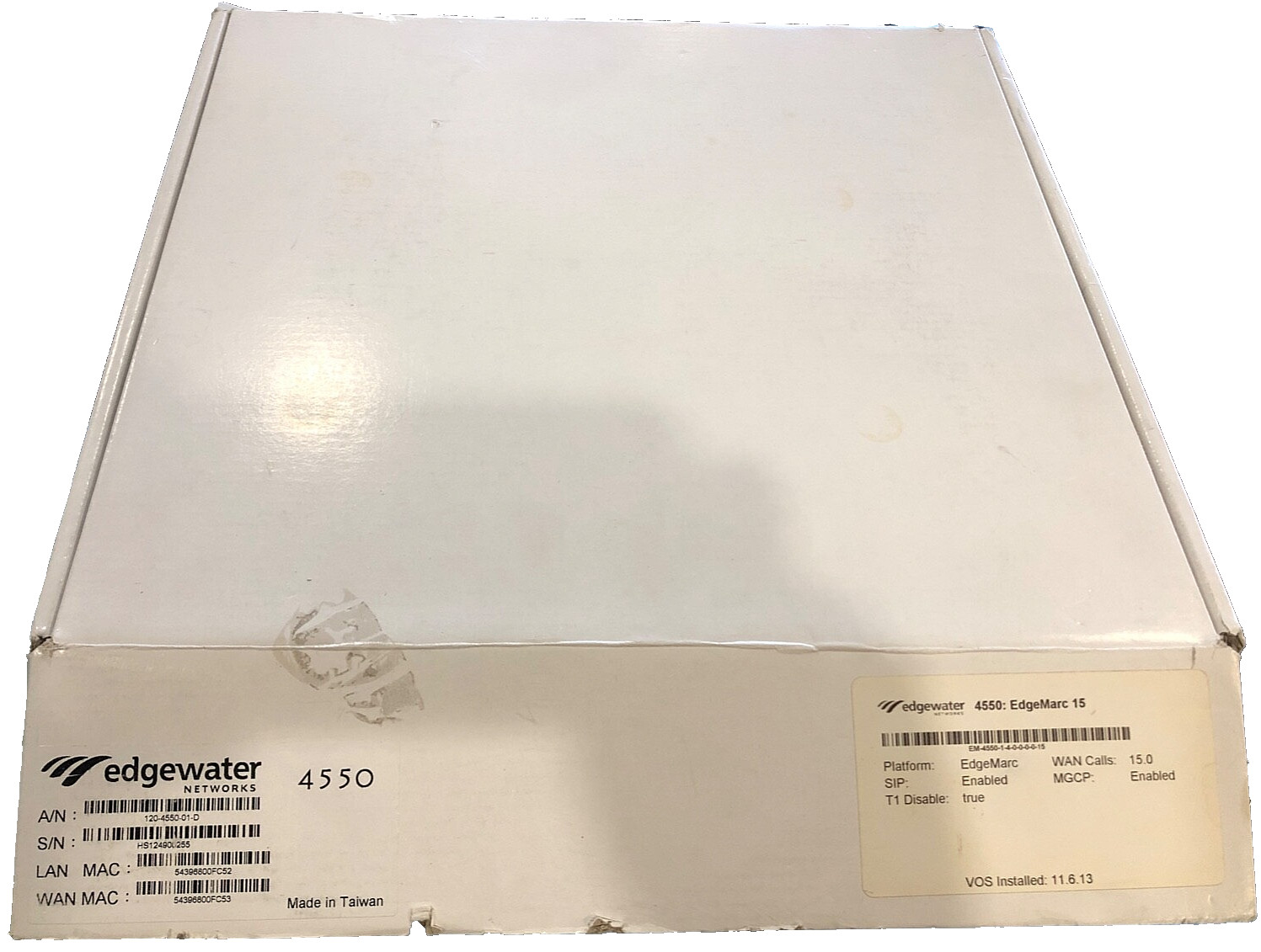 Edgewater Network EdgeMarc 4550 Enterprise Session Border Controller ESBC Router