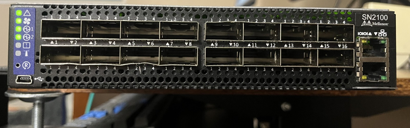 Mellanox Spectrum SN2100-CB2F 16P 100GbE Switch