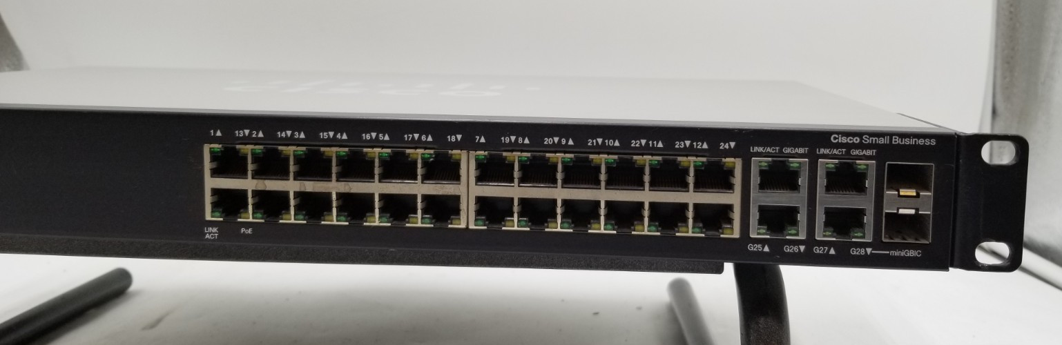 Cisco SG300-28P 28-Port Gigabit PoE Managed Switch