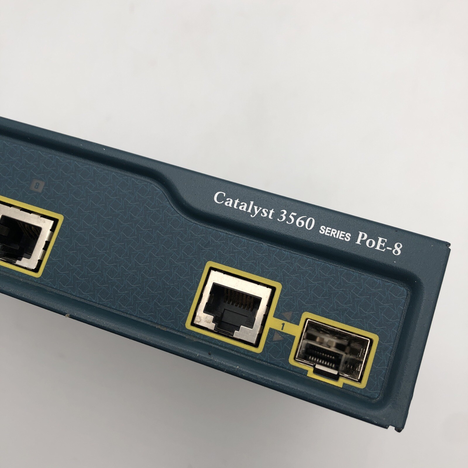 USED Cisco WS-C3560-8PC-S 8 Ethernet 10/100 ports POWERS ON READ