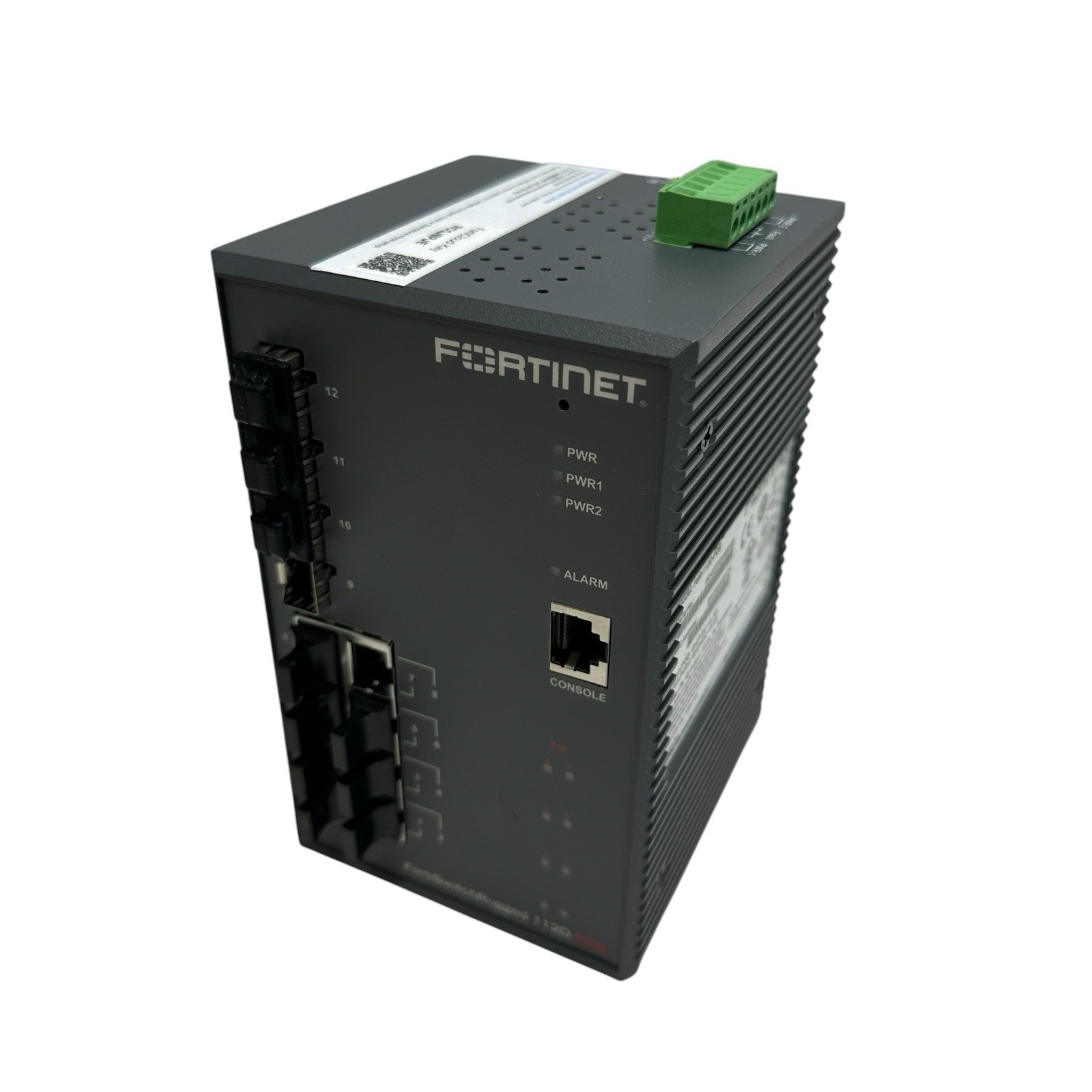 Fortinet FSR-112D-POE Layer 2 ruggedized FortiSwitch 8 x GE RJ45 4 SFP Used