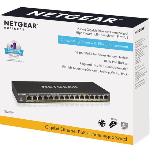 NETGEAR GS308EPP 12-Port Gigabit PoE+ Compliant Managed Switch