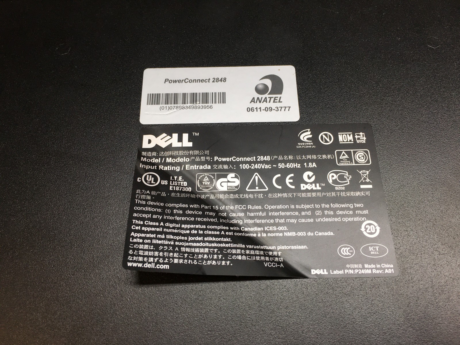 Dell PowerConnect 2848 48-Port Rack Mount Ethernet Switch
