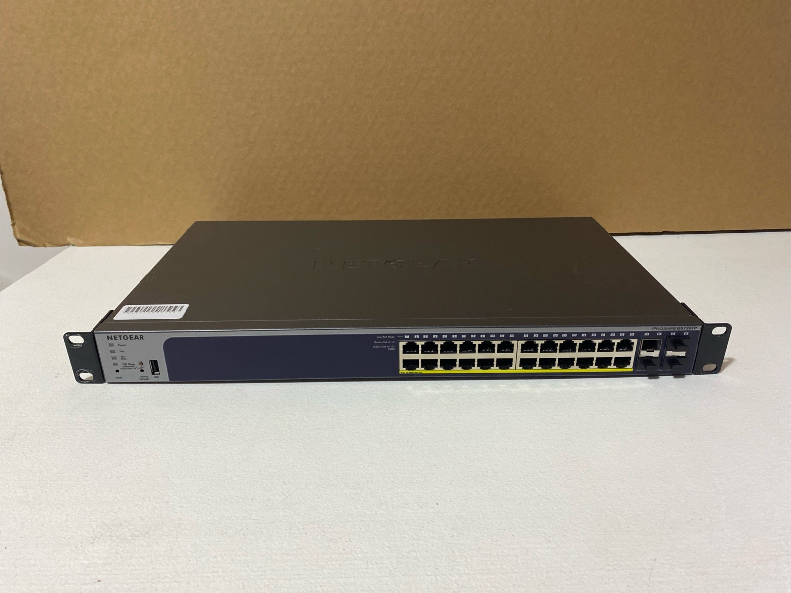 NETGEAR GS728TPv2 24-Port Gigabit PoE+ Smart Managed Pro Switch w/4 SFP