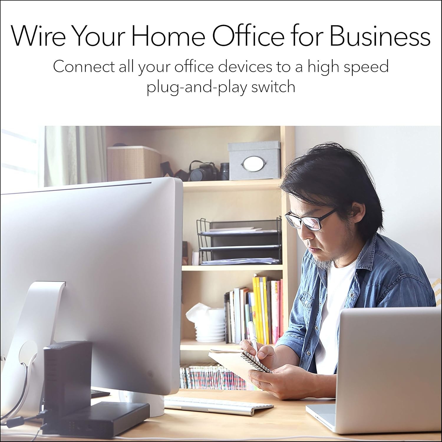 Unmanaged 8-Port Gigabit Switch – Plug-and-Play Network Solution for Homes