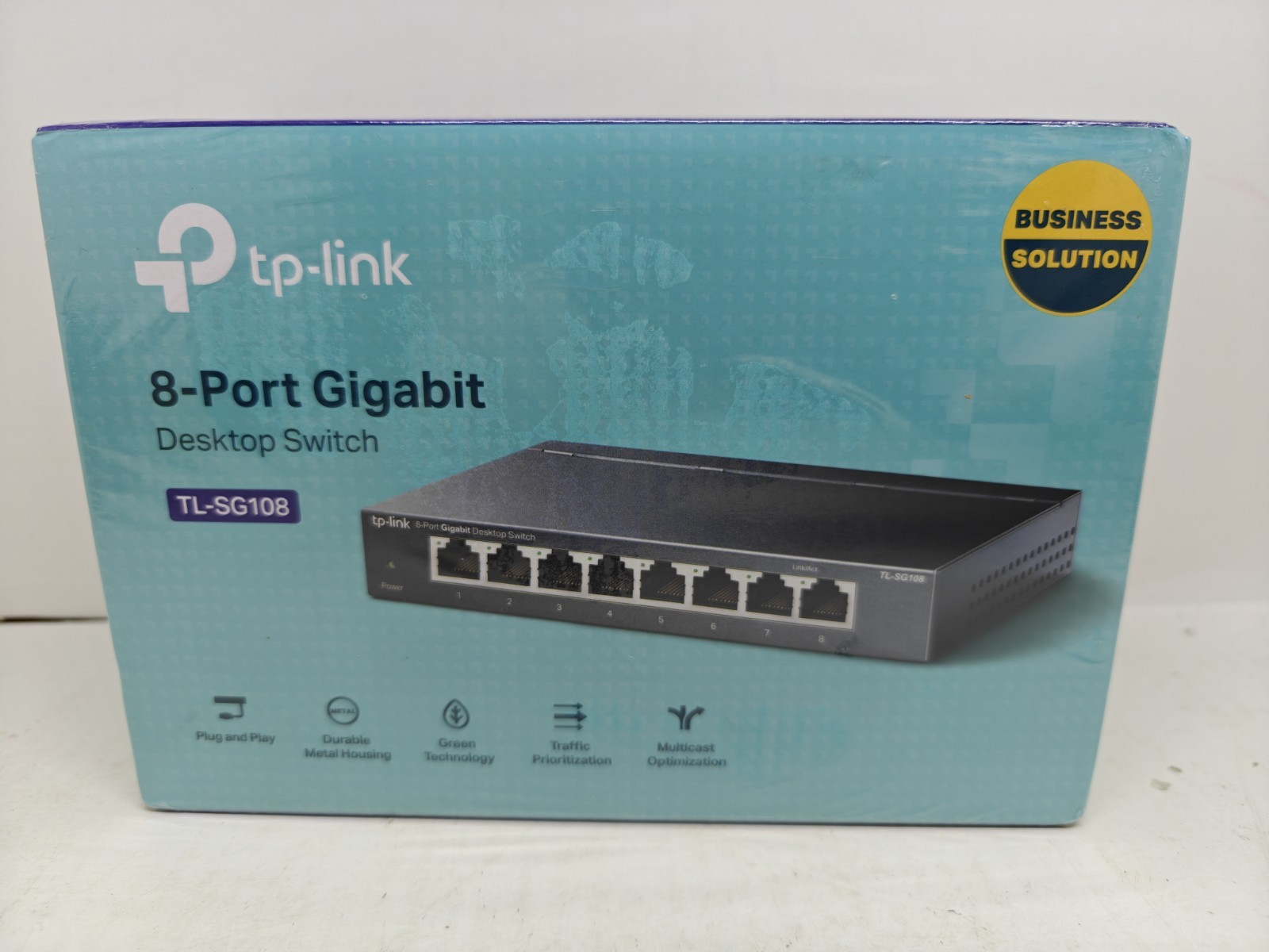 TP-Link TL-SG108 | 8 Port Gigabit Unmanaged Ethernet Network Switch, Ethernet…