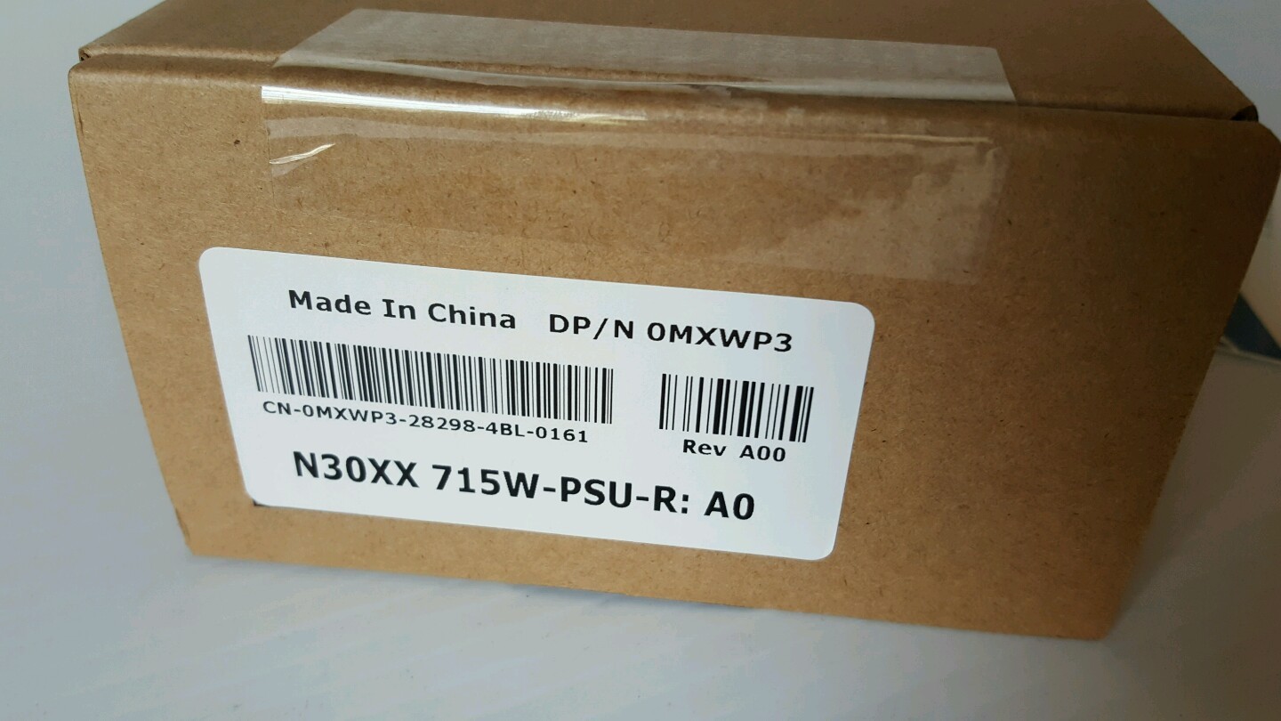 NEW SEALED Dell Power Supply MXWP3 Networking N3024P 715W AC N30XX 715W-PSU-R