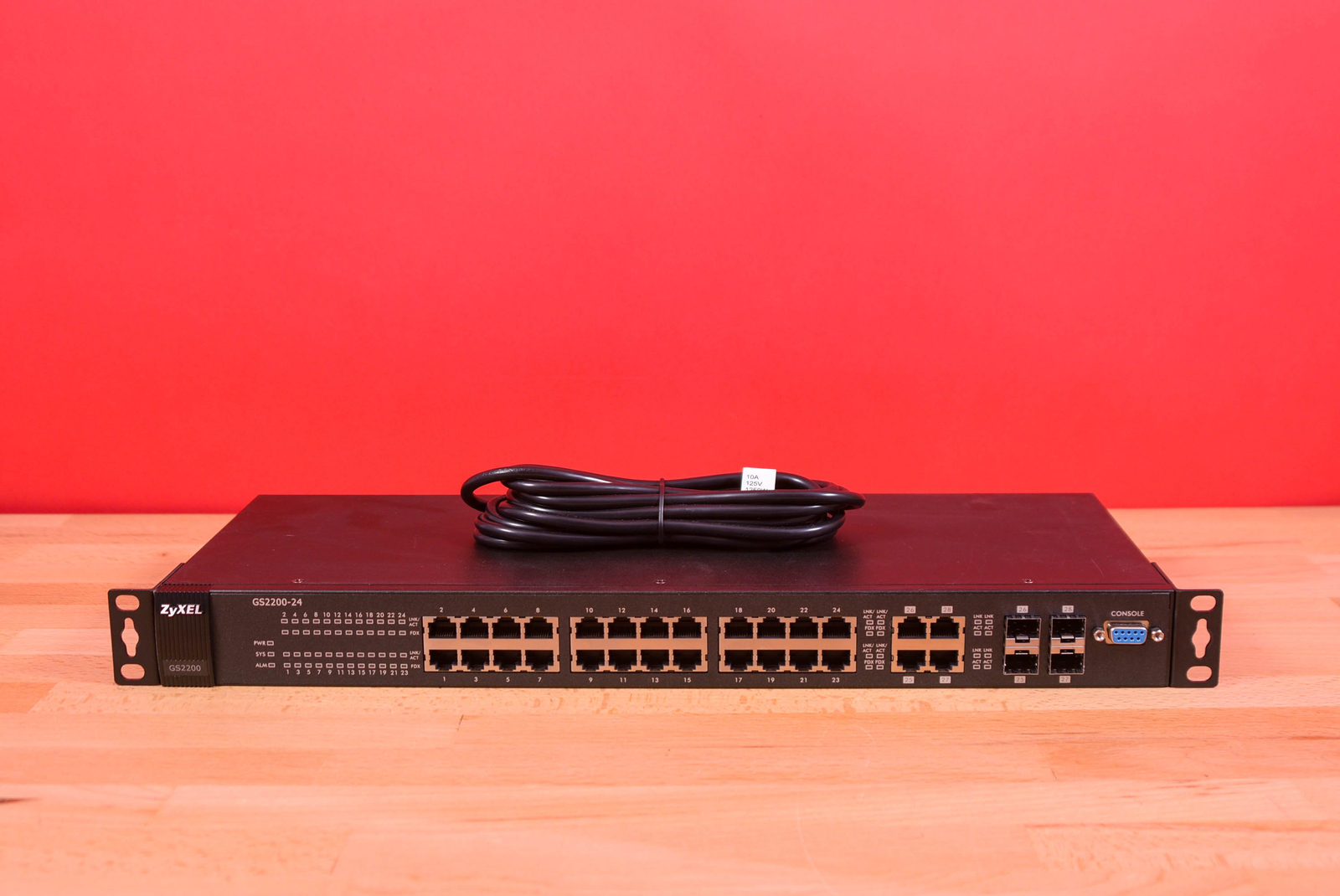 ZyXEL GS2200-24 24 Port Gigabit Ethernet Switch – Grade A