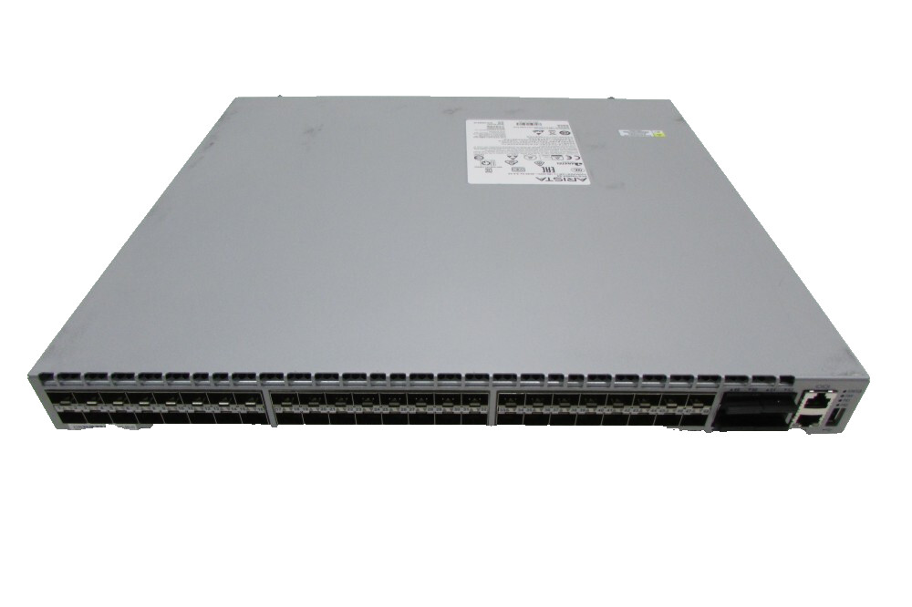 Arista DCS-7050SX-64-R 64x 10/40GbE Ethernet Switch, 48x SFP+ & 4x QSFP+ R-F