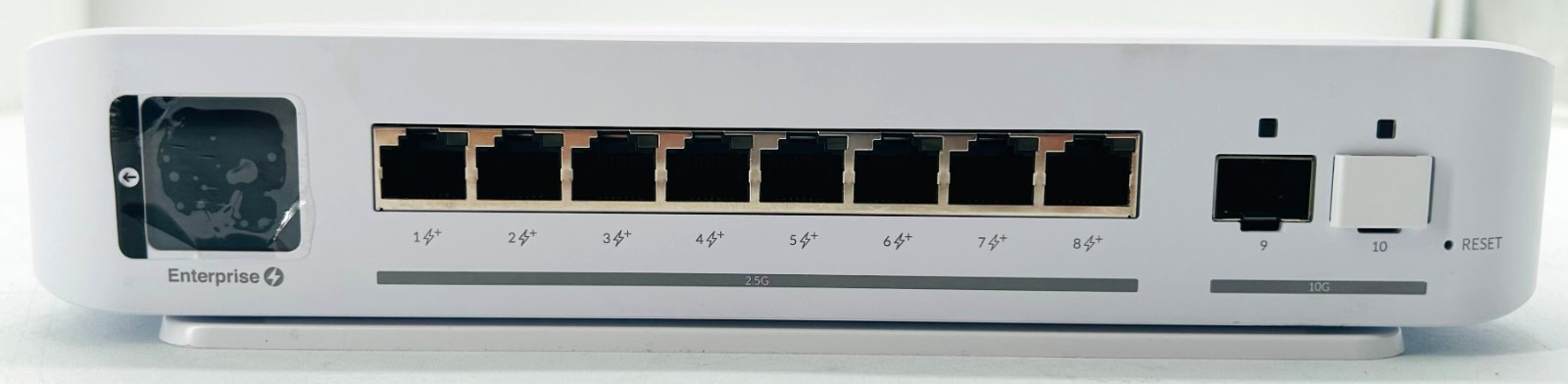 UBIQUITI UNIFI ENTERPRISE 8 POE USW-ENTERPRISE-8-POE MULTI-GIGABIT SWITCH +MOUNT