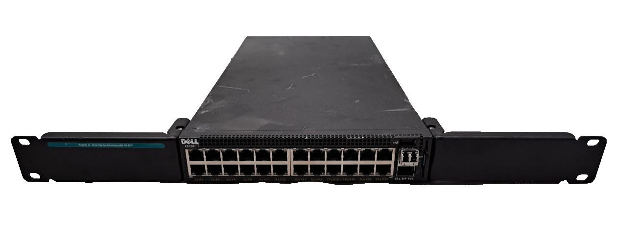 Dell X1026P 26-Port Gigabit PoE Managed Network Switch w/ Rack Ears