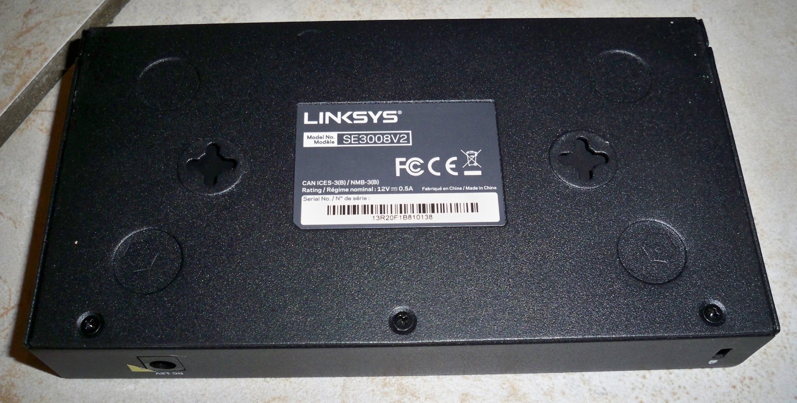 Linksys SE3008 8 Port Gigabit Ethernet Switch