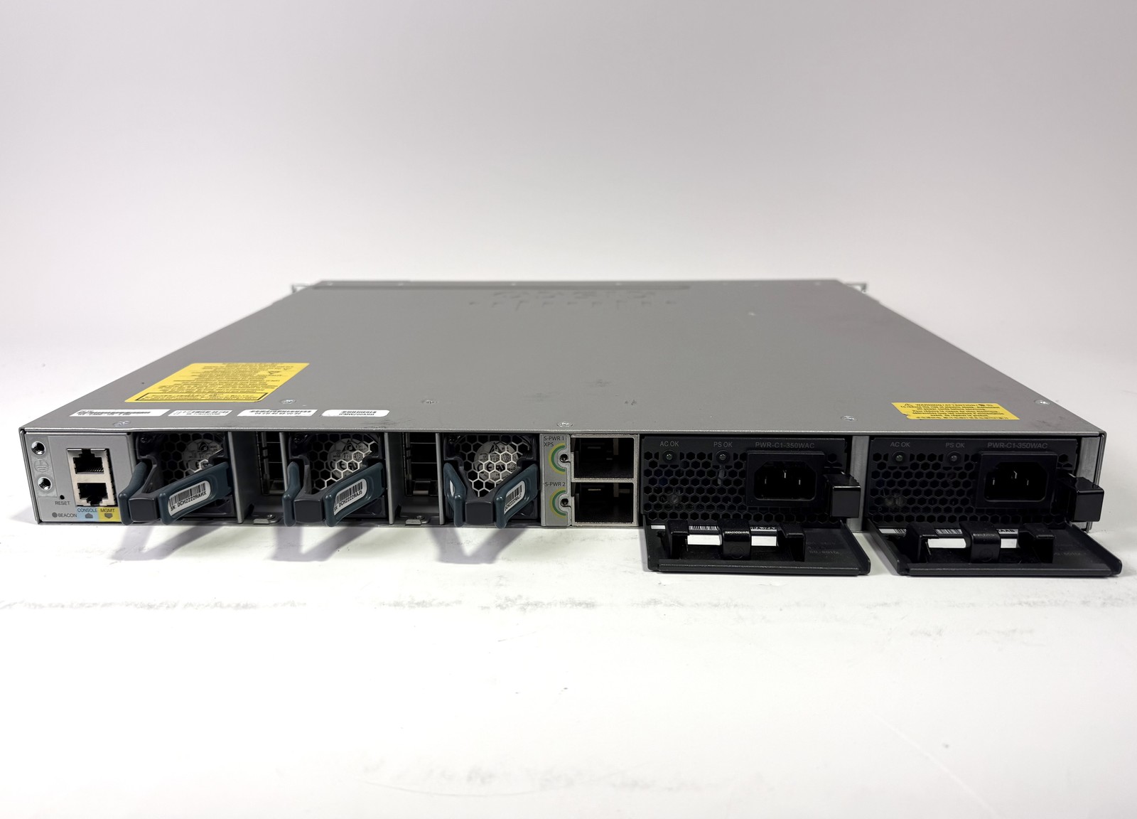 Cisco Catalyst WS-C3850-12S-E 12-Port Gigabit SFP Switch w/ C3850-NM-2-10G
