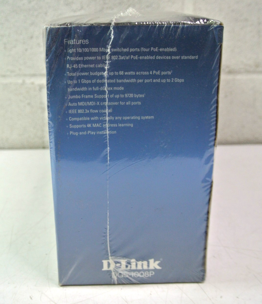 D-LINK DGS-1008P Gigabit PoE Unmanaged Desktop Switch