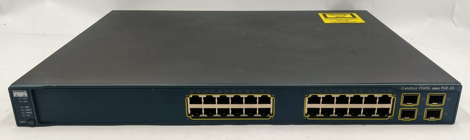 Cisco Catalyst 3560G 24-Port Gigabit Network Switch- WS-C3560G-24PS-S