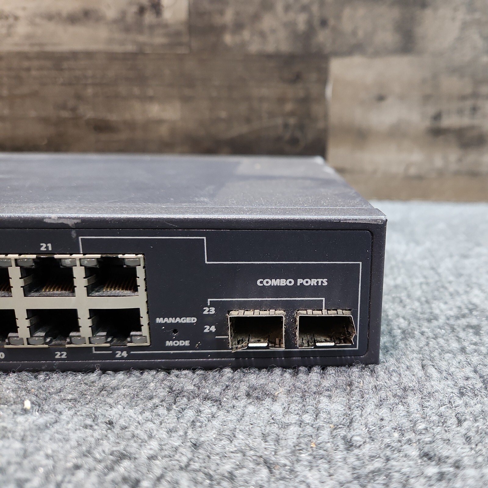 Dell PowerConnect 2724 Managed Switch 24-Port Network Hook up