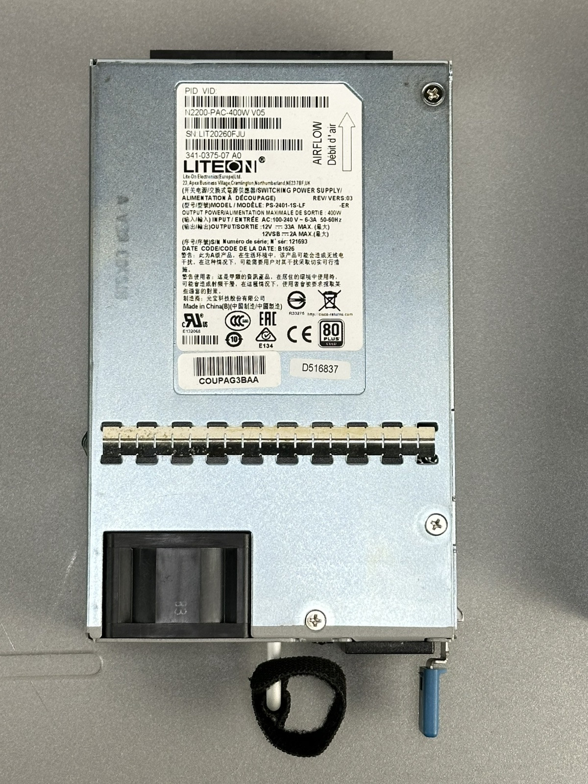 Cisco N3K-C3172PQ-XL 48x 10GbE SFP+ & 6x 40GbE QSFP+ 2x 400W PSU+Rackmounts 8GB