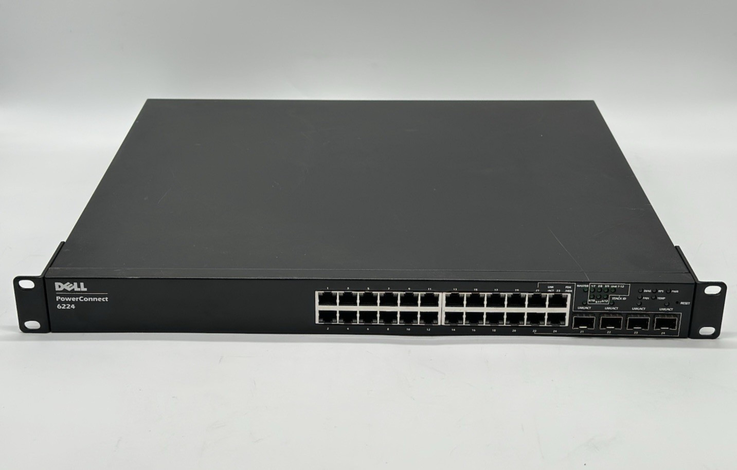 Dell PowerConnect 6224 24-Port Gigabit Ethernet Network Switch/No Charger