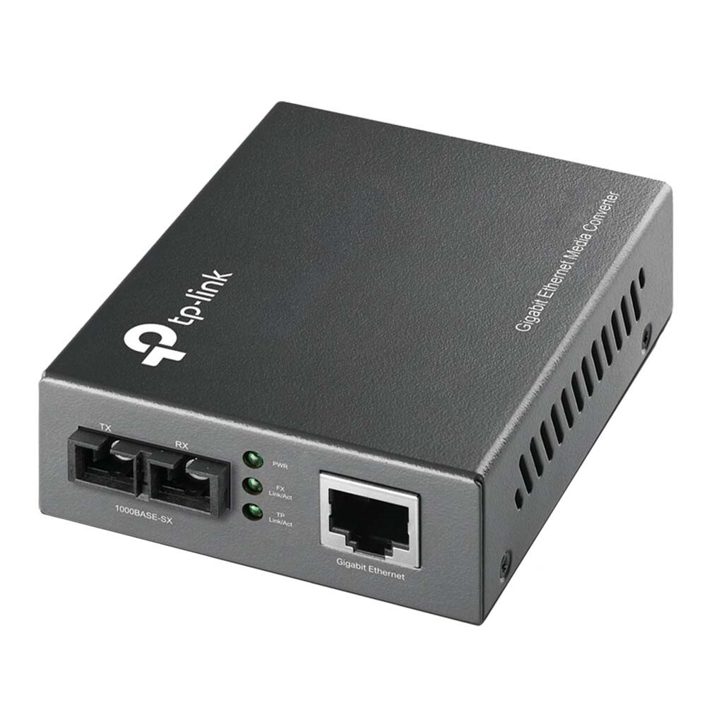 1000Mbps Gigabit Ethernet to SC Multi-Mode Fiber Optic Media Converter 550m