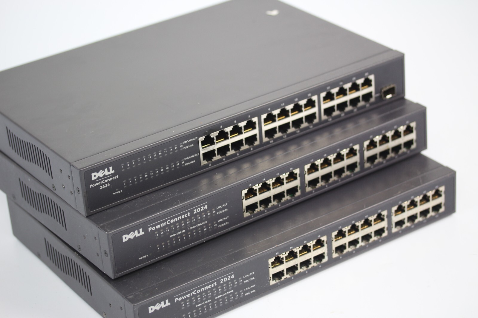 DELL PowerConnect 2024,2624, 2024 ALL THREE 24 port Ethernet Network switchs