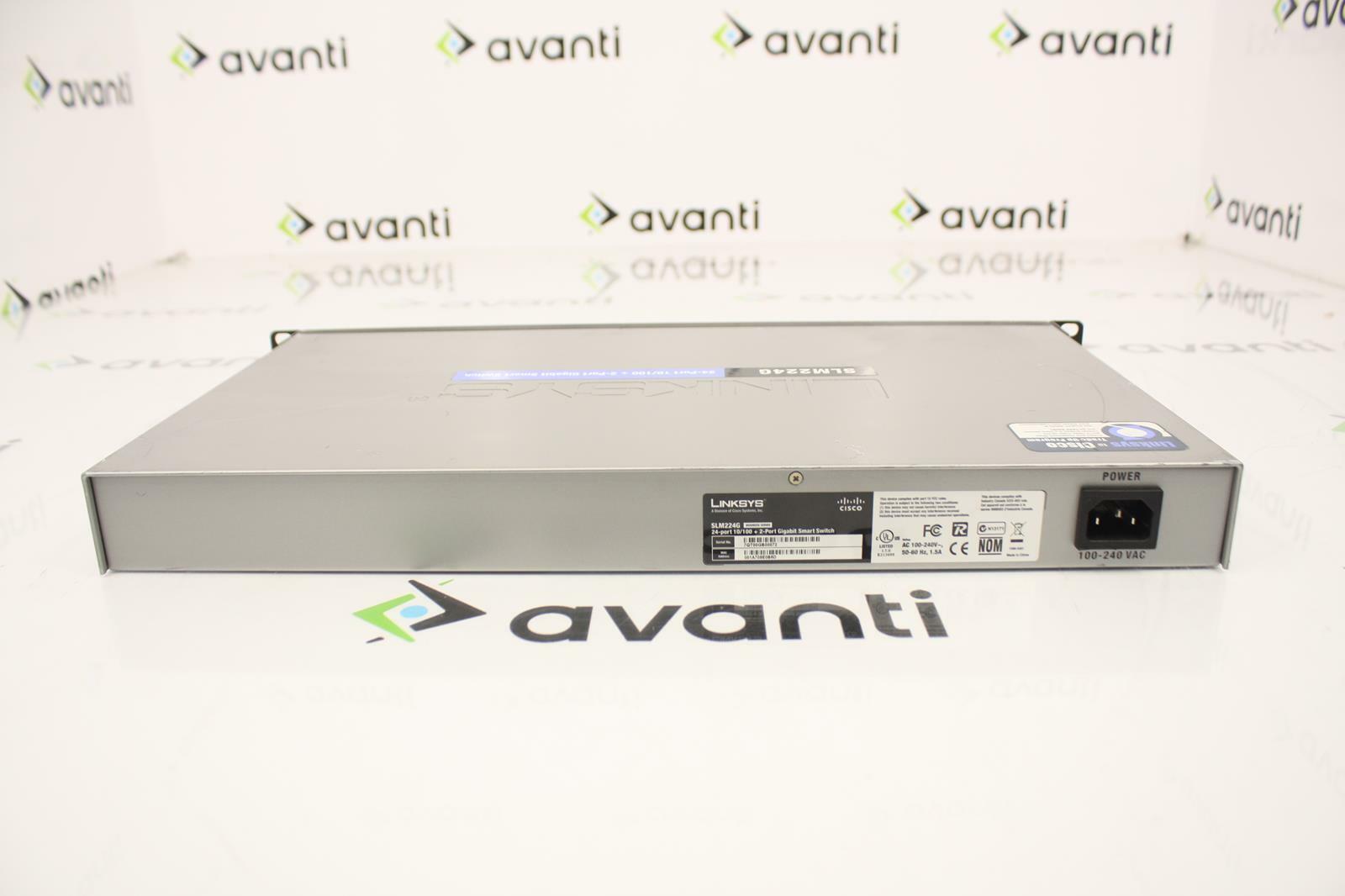 2 x SFP (mini-GBIC) – 24 x 10/100Ba