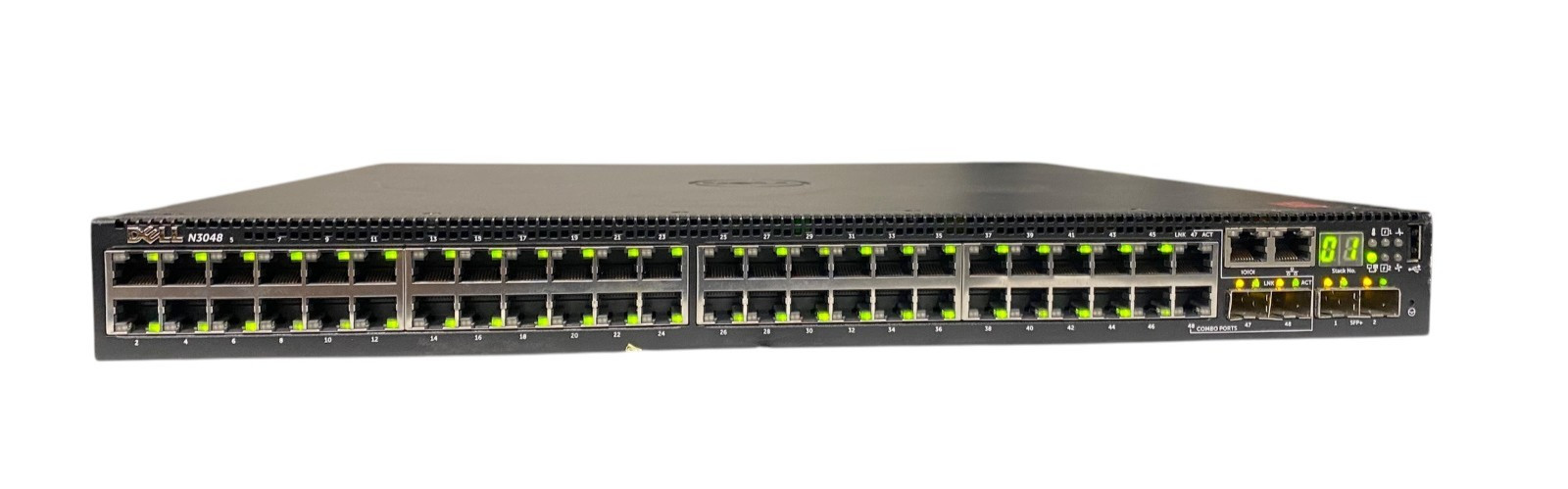 Dell Networking 48-Port GbE 2-Port DP 2-Port SFP+ Network Switch N3048