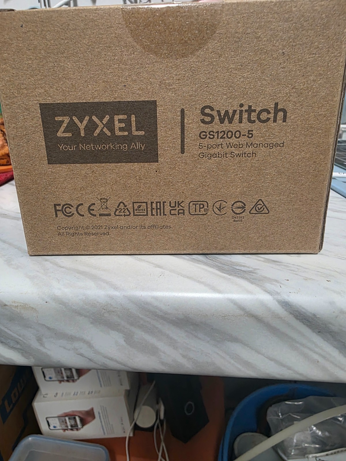 4 Pack – ZYXEL GS1200-5 5-PORT GbE WEB MANAGED SWITECH