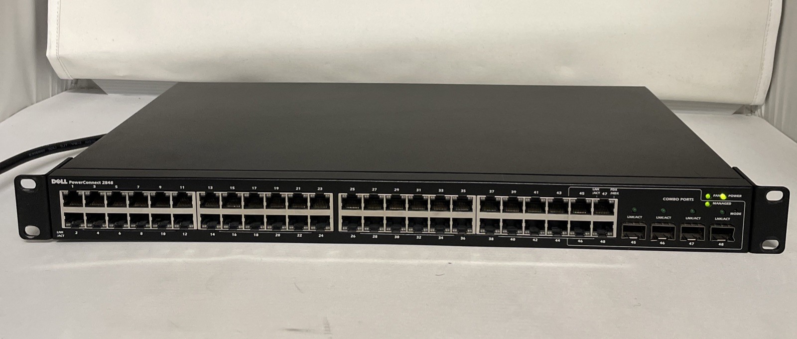 Dell PowerConnect 2848 48-Port Gigabit Managed Ethernet Switch w/ Rack Ears