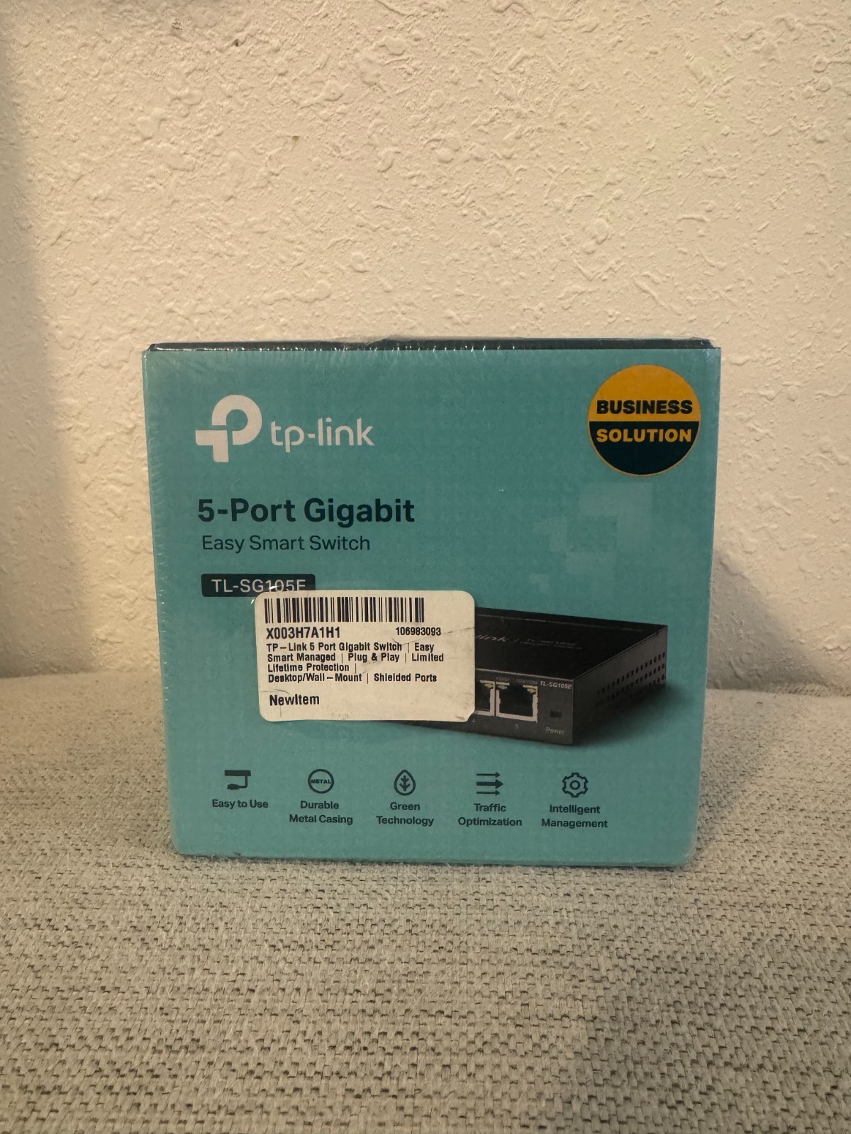 TP-Link TL-SG105E 5-Port Gigabit Easy Smart Switch (UN) – NEW