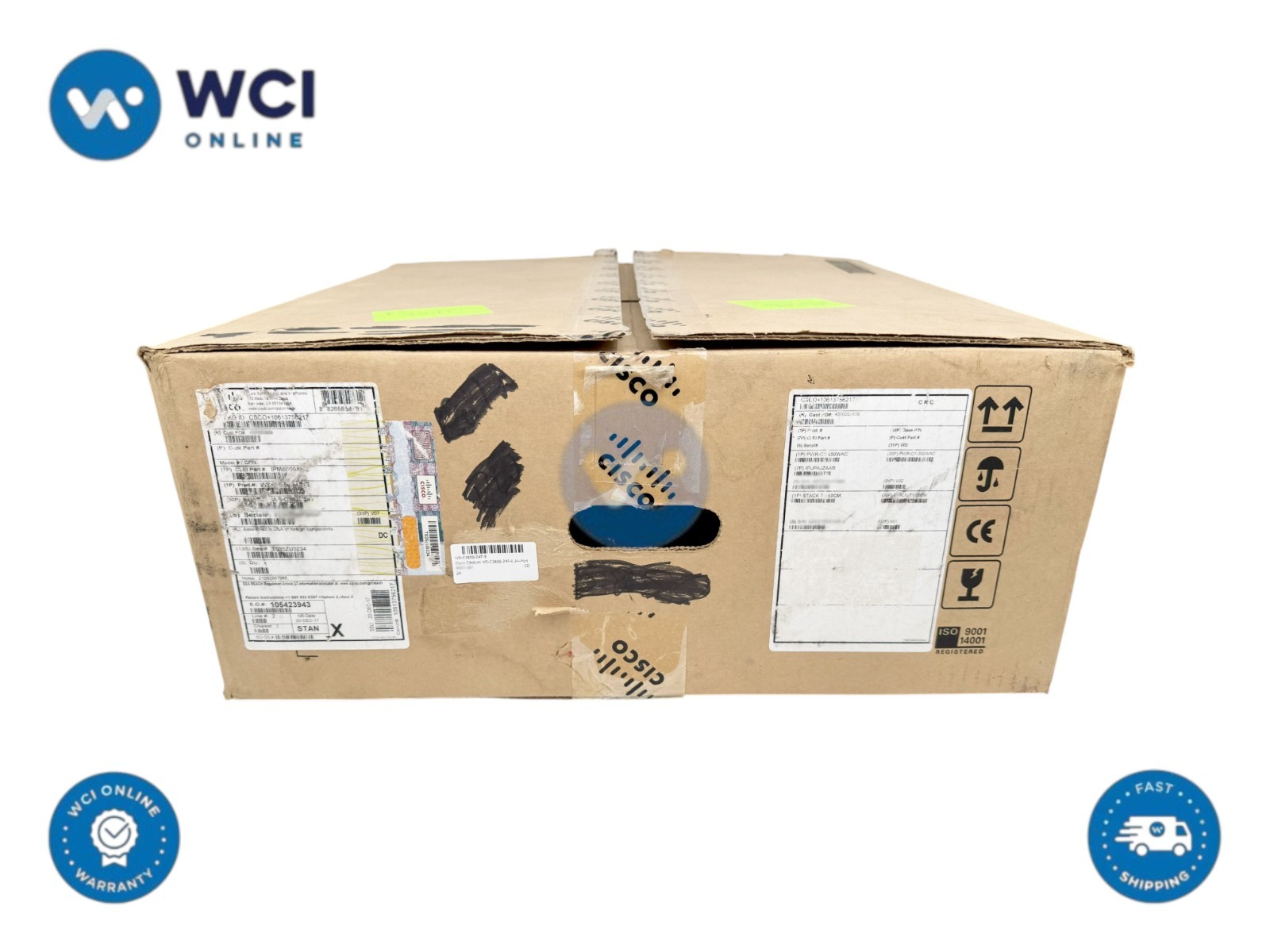 Cisco Catalyst WS-C3850-24T-E 24-Port Ethernet Network Switch – NEW OPEN BOX